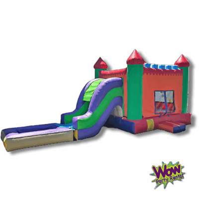 4&1 Castle Water Slide Combo